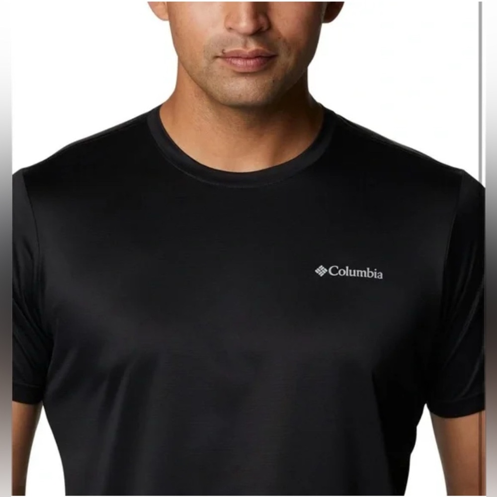 EUC Men's Columbia Hike Crew Black Short Sleeve Shirt Size XXL - Picture 3 of 11